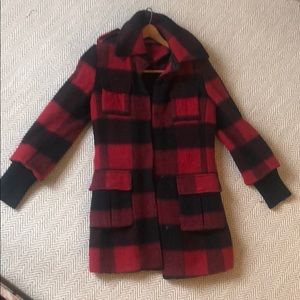 Alice + Olivia Checked Winter Coat
